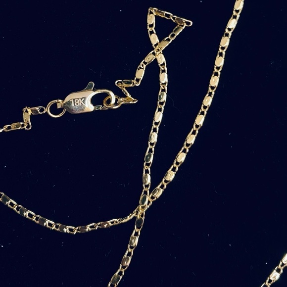 18K filled Italian Flat Chain